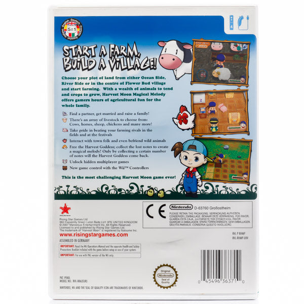 Harvest Moon: Magical Melody - Wii spill - Retrospillkongen
