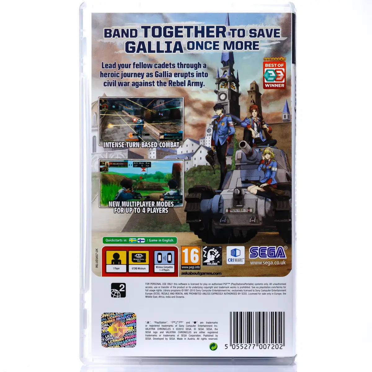 Valkyria Chronicles II - PSP spill - Retrospillkongen