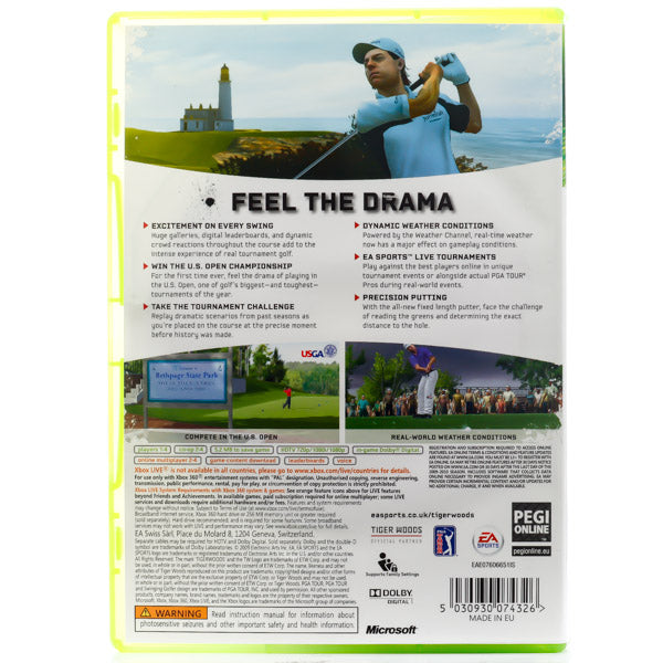 Tiger Woods PGA Tour 10 - Xbox 360 spill - Retrospillkongen