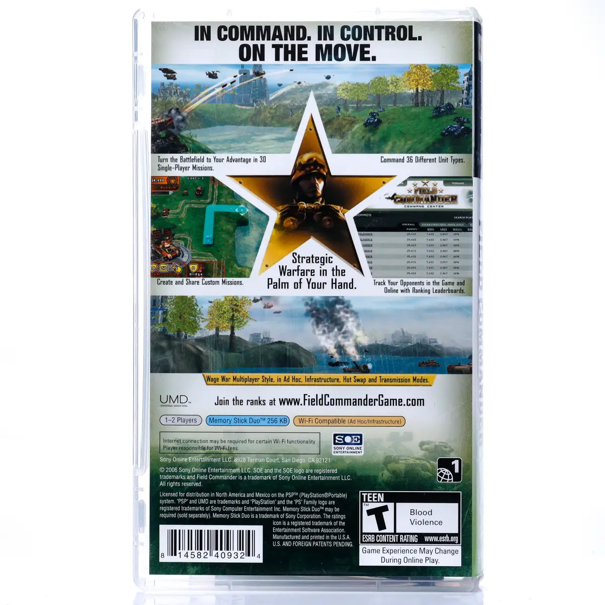 Field Commander - PSP spill (NTSC, regionfri) - Retrospillkongen