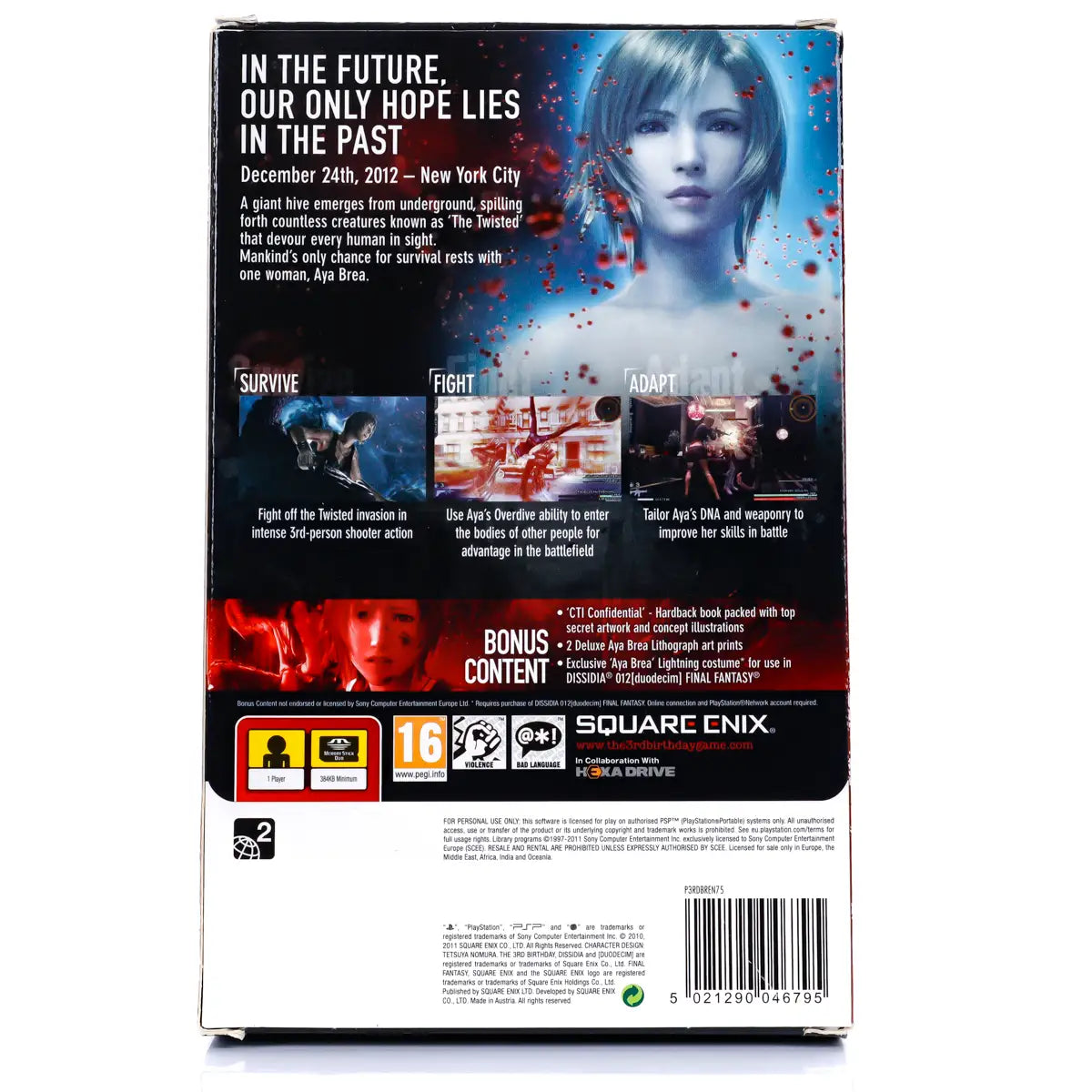 The 3rd Birthday (Twisted Edition) - PSP spill - Retrospillkongen