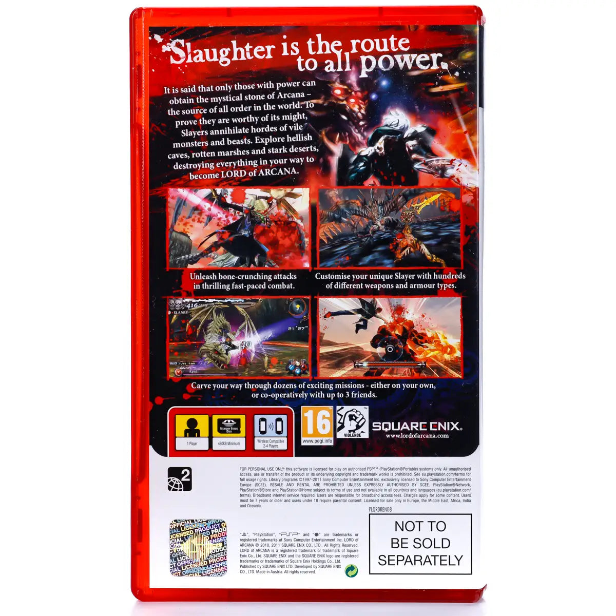 Lord of Arcana (Slayer Edition) - PSP spill - Retrospillkongen