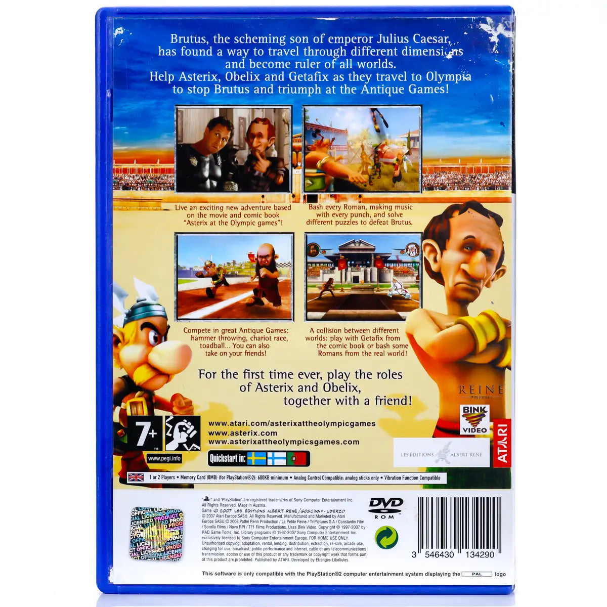 Asterix at the Olympic Games - PS2 Spill - Retrospillkongen