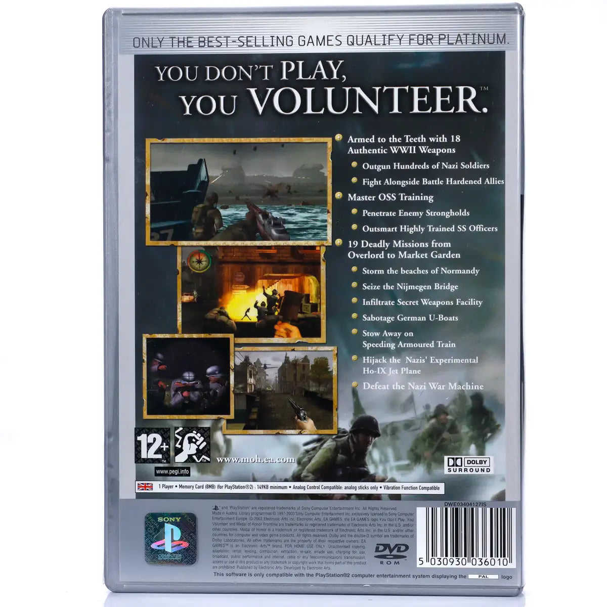 Medal of Honor: Frontline - PS2 spill - Retrospillkongen