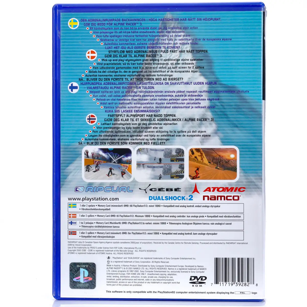 Alpine Racer 3 - PS2 Spill - Retrospillkongen