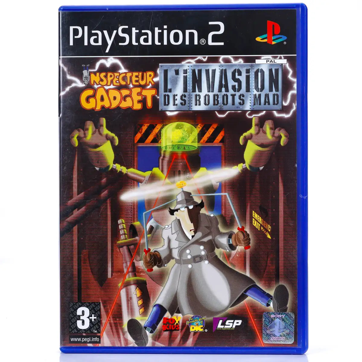 Inspecteur Gadget: L'invasion des Robots Mad - PS2 Spill - Retrospillkongen