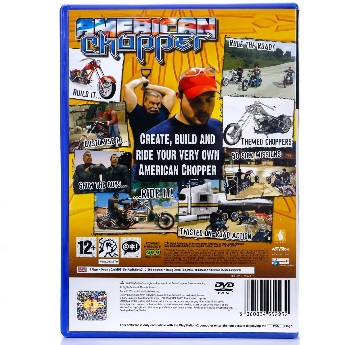 American Chopper - PS2 Spill - Retrospillkongen
