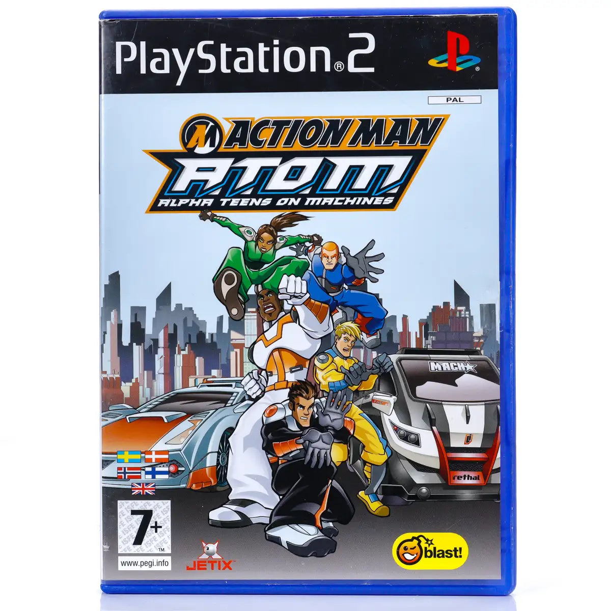 Action Man: A.T.O.M. - Alpha Teens on Machines - PS2 Spill - Retrospillkongen