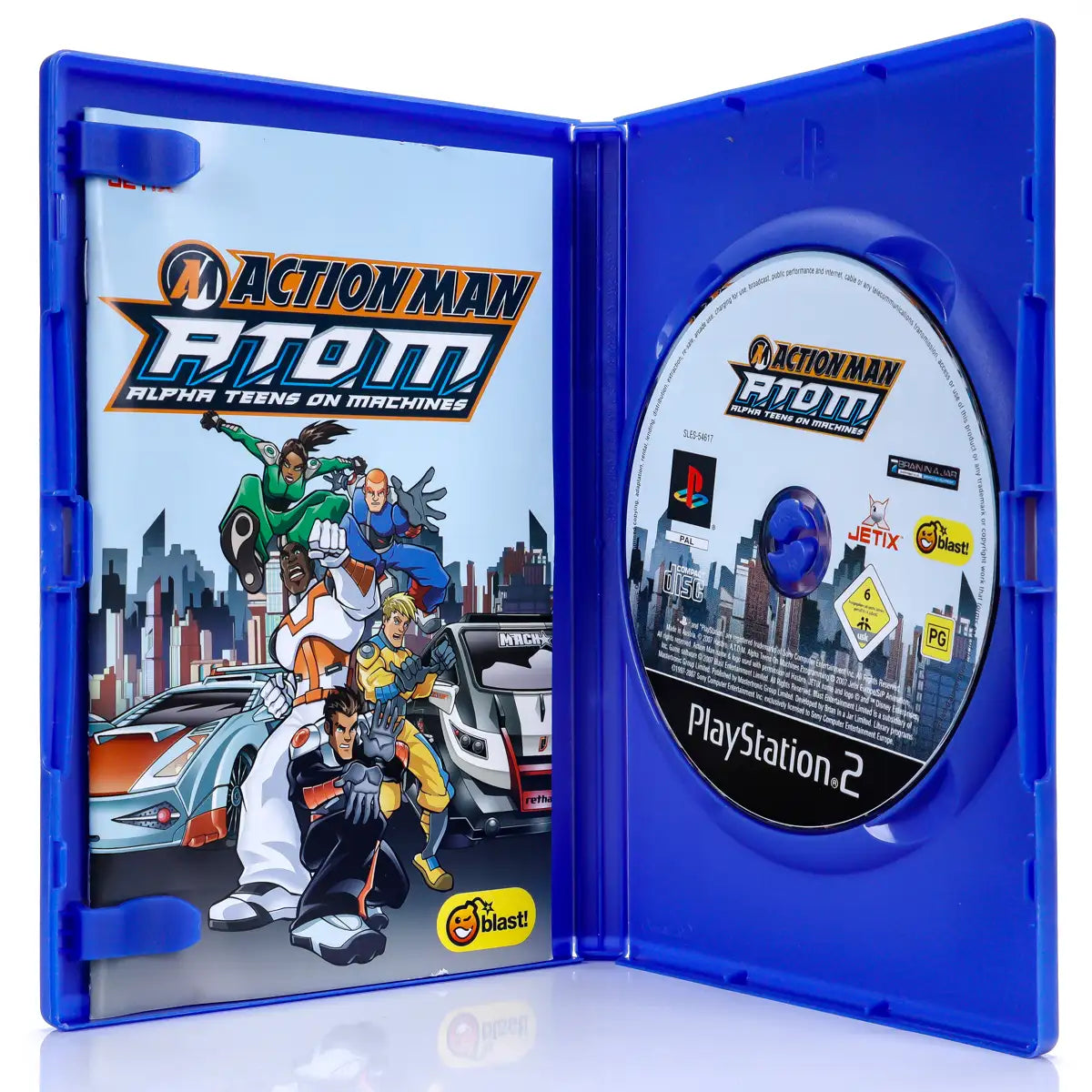 Action Man: A.T.O.M. - Alpha Teens on Machines - PS2 Spill - Retrospillkongen