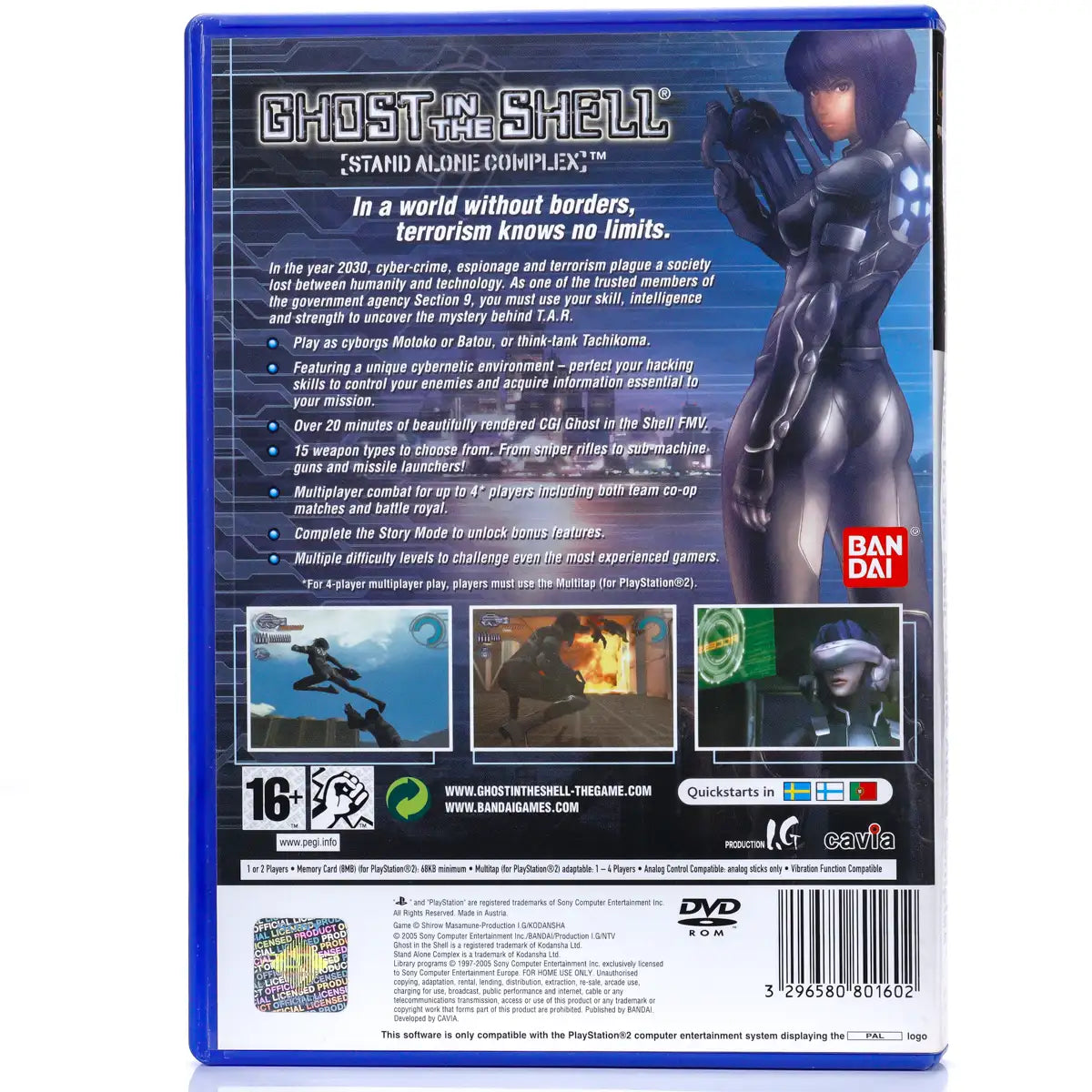Ghost in the Shell: Stand Alone Complex - PS2 Spill - Retrospillkongen