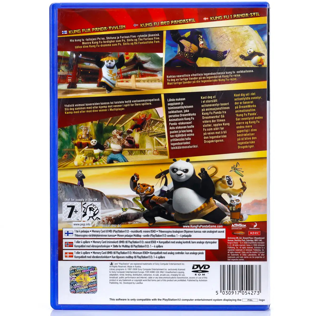 Kung Fu Panda - PS2 Spill - Retrospillkongen
