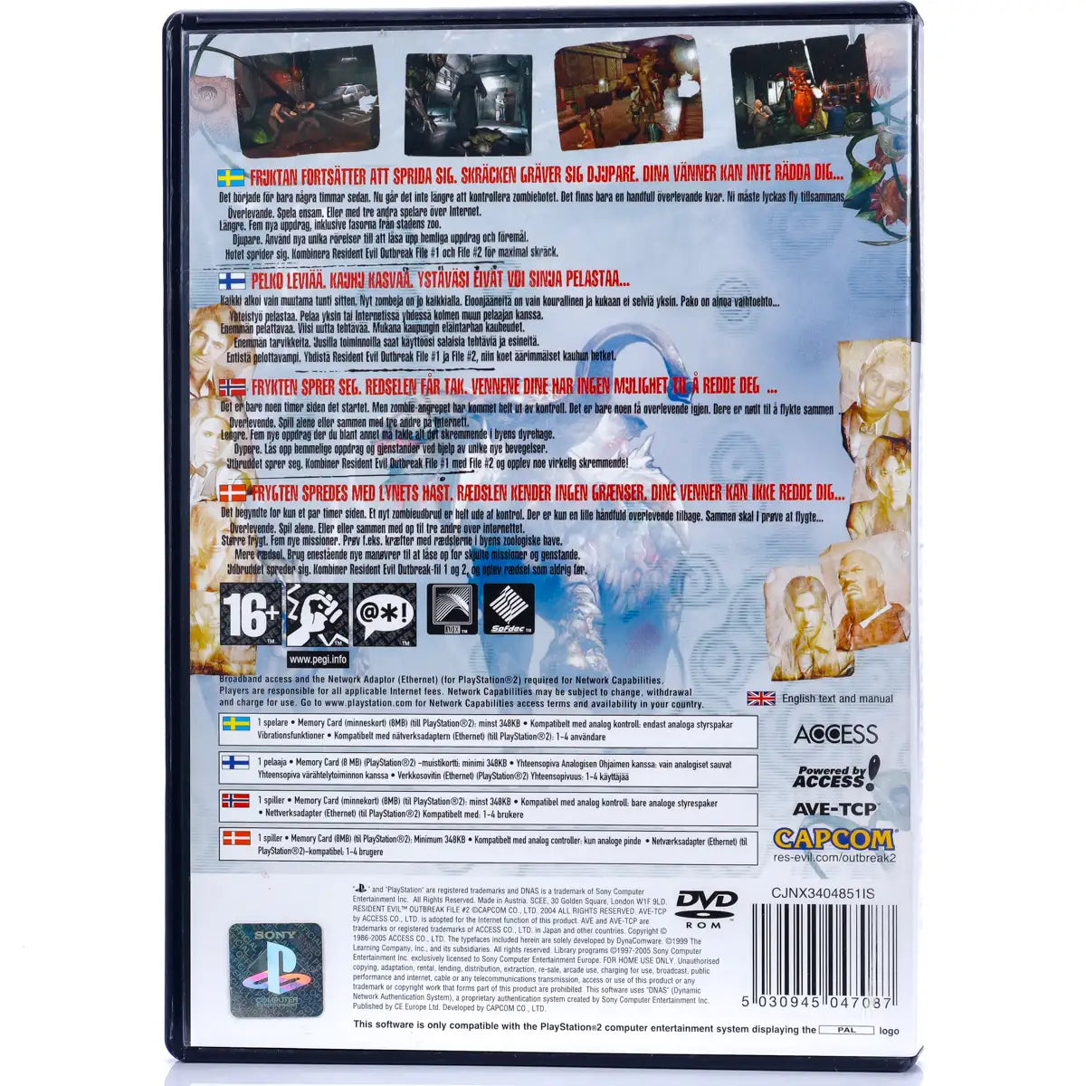 Resident Evil: Outbreak - File #2 - PS2 Spill - Retrospillkongen