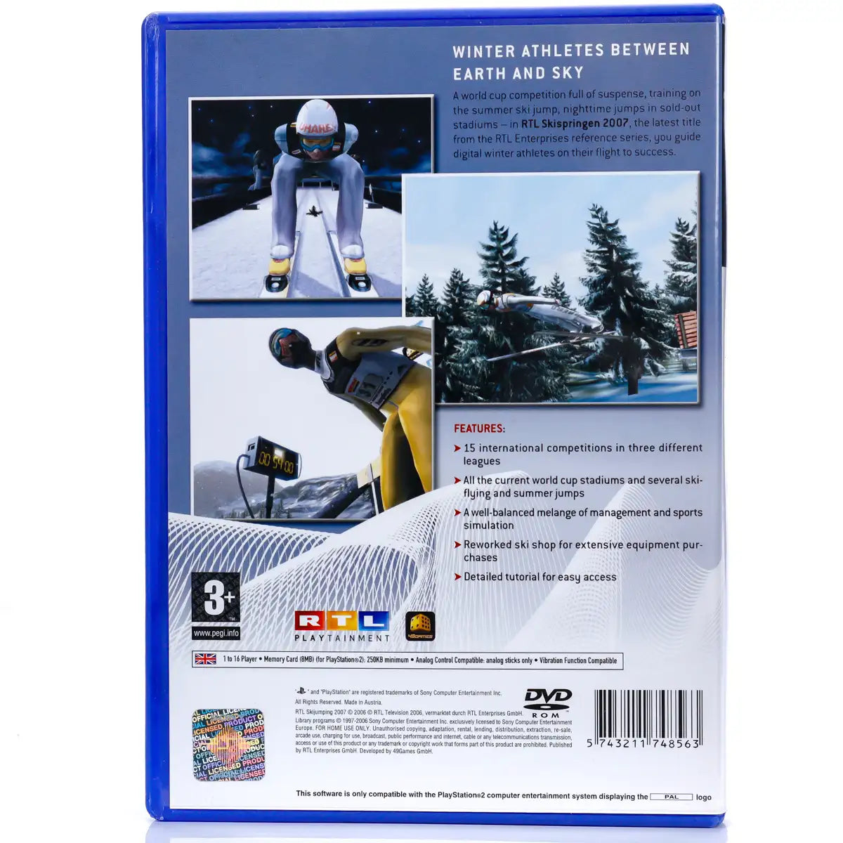 RTL Ski Jumping 2007 - PS2 Spill - Retrospillkongen