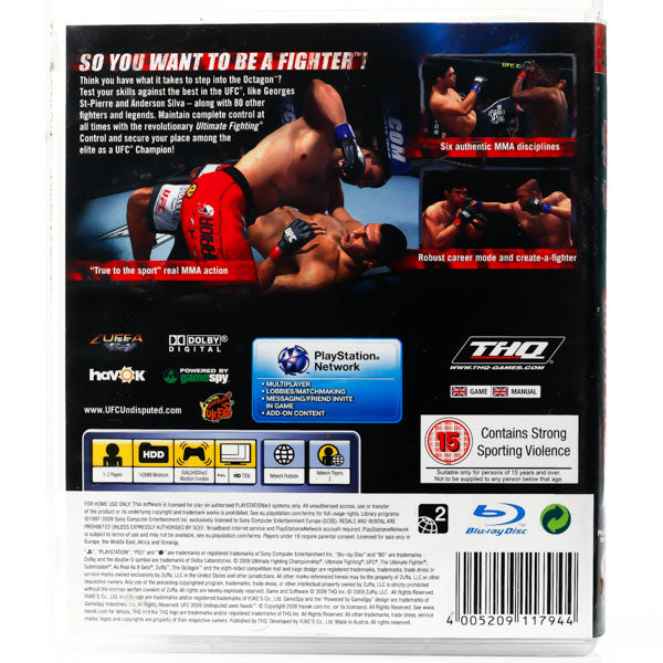 UFC 2009 Undisputed - PS3 Spill - Retrospillkongen