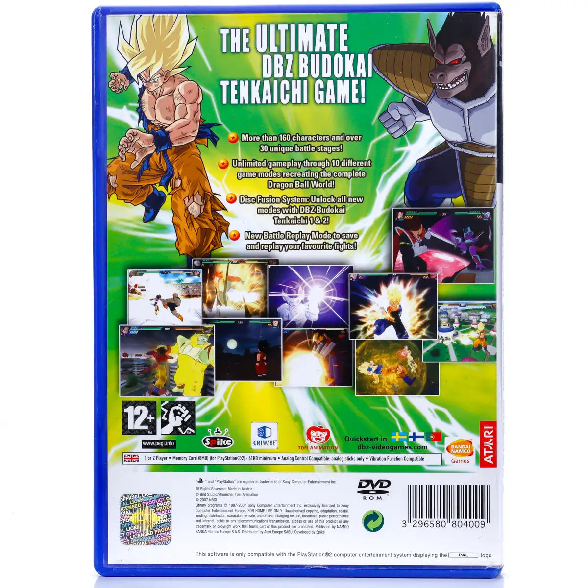 Dragon Ball Z: Budokai Tenkaichi 3 - PS2 Spill - Retrospillkongen