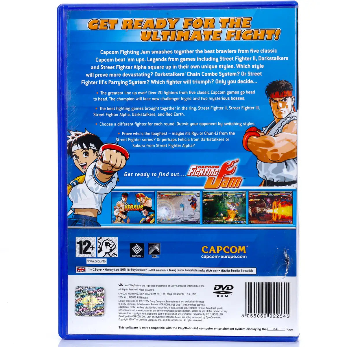 Capcom Fighting Jam - PS2 Spill - Retrospillkongen