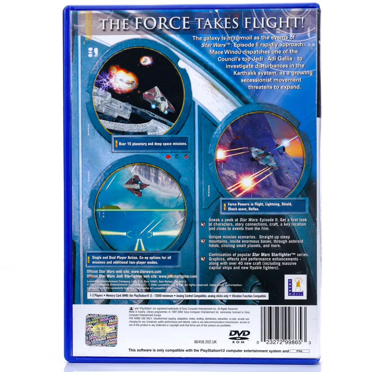 Star Wars: Jedi Starfighter - PS2 Spill - Retrospillkongen