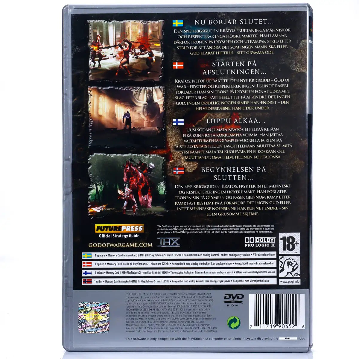 God of War II - PS2 Spill - Retrospillkongen