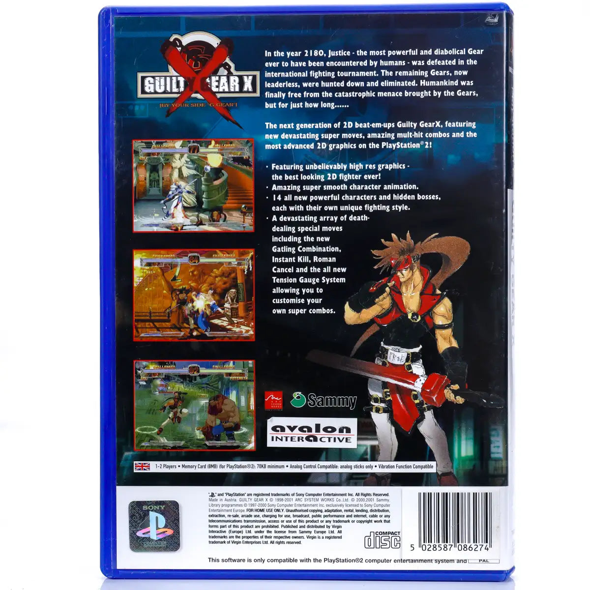 Guilty Gear X - PS2 spill - Retrospillkongen