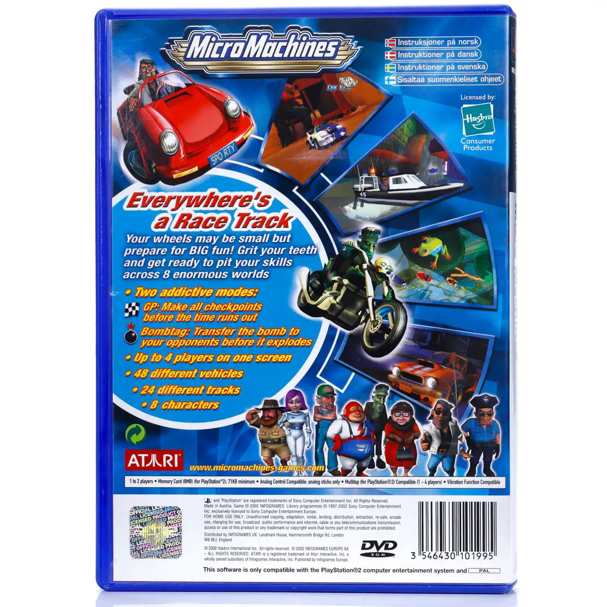 Micro Machines - PS2 Spill - Retrospillkongen