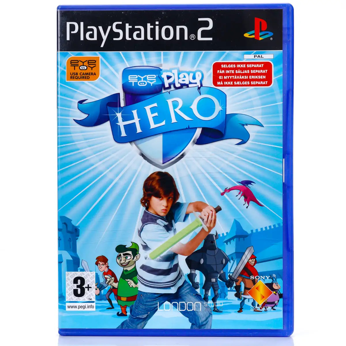 EyeToy Play: Hero - PS2 Spill - Retrospillkongen