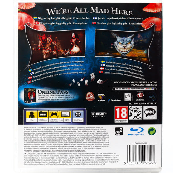 Alice: Madness Returns - PS3 spill - Retrospillkongen