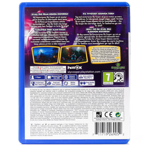 Sly Cooper: Thieves in Time - PS Vita spill - Retrospillkongen