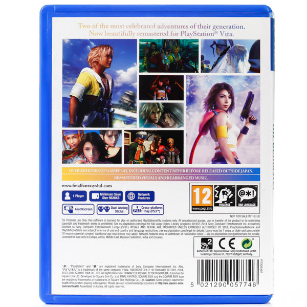 Final Fantasy X | X-2: HD Remaster - PSV spill - Retrospillkongen