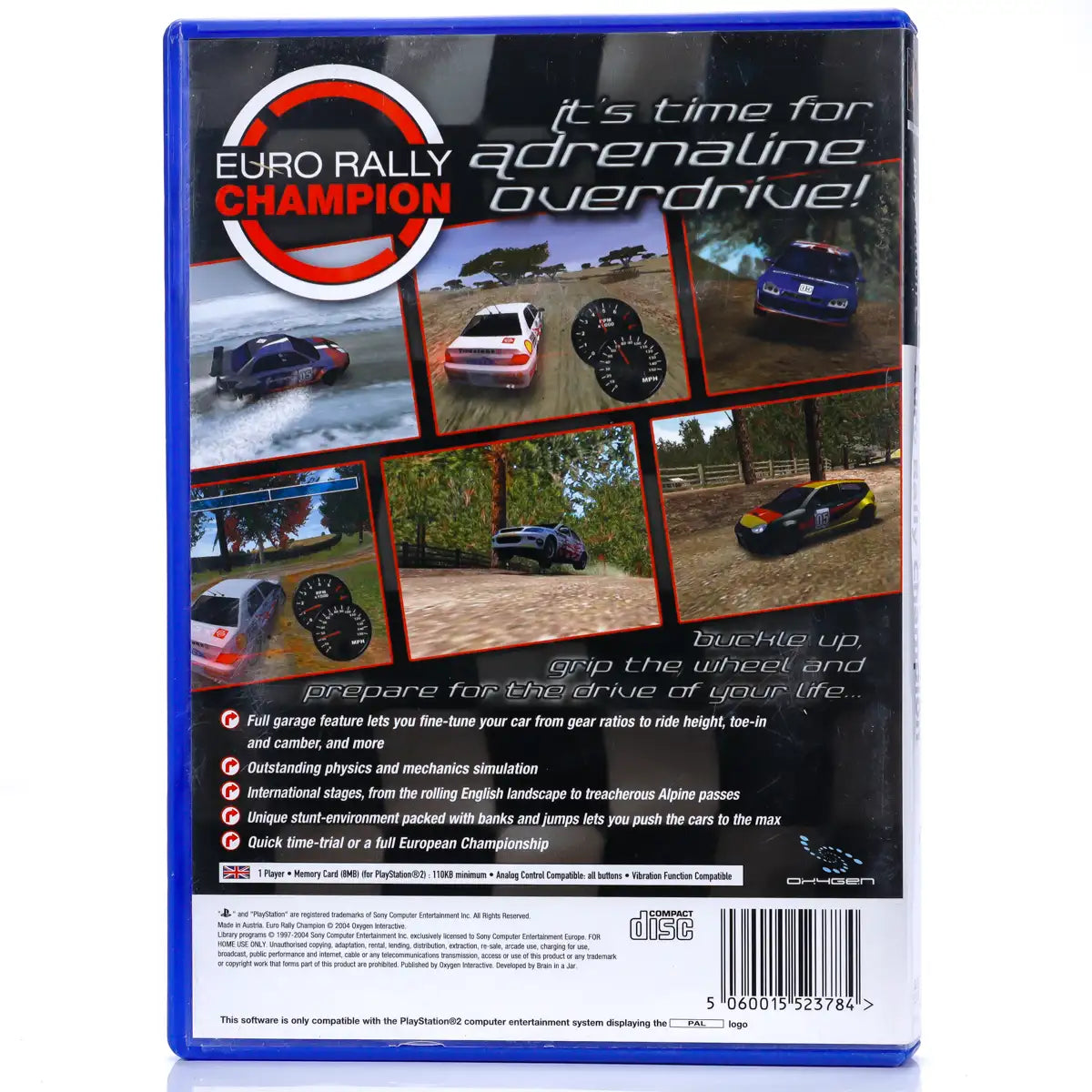 Euro Rally Champion, Rally Racer - PS2 Spill - Retrospillkongen