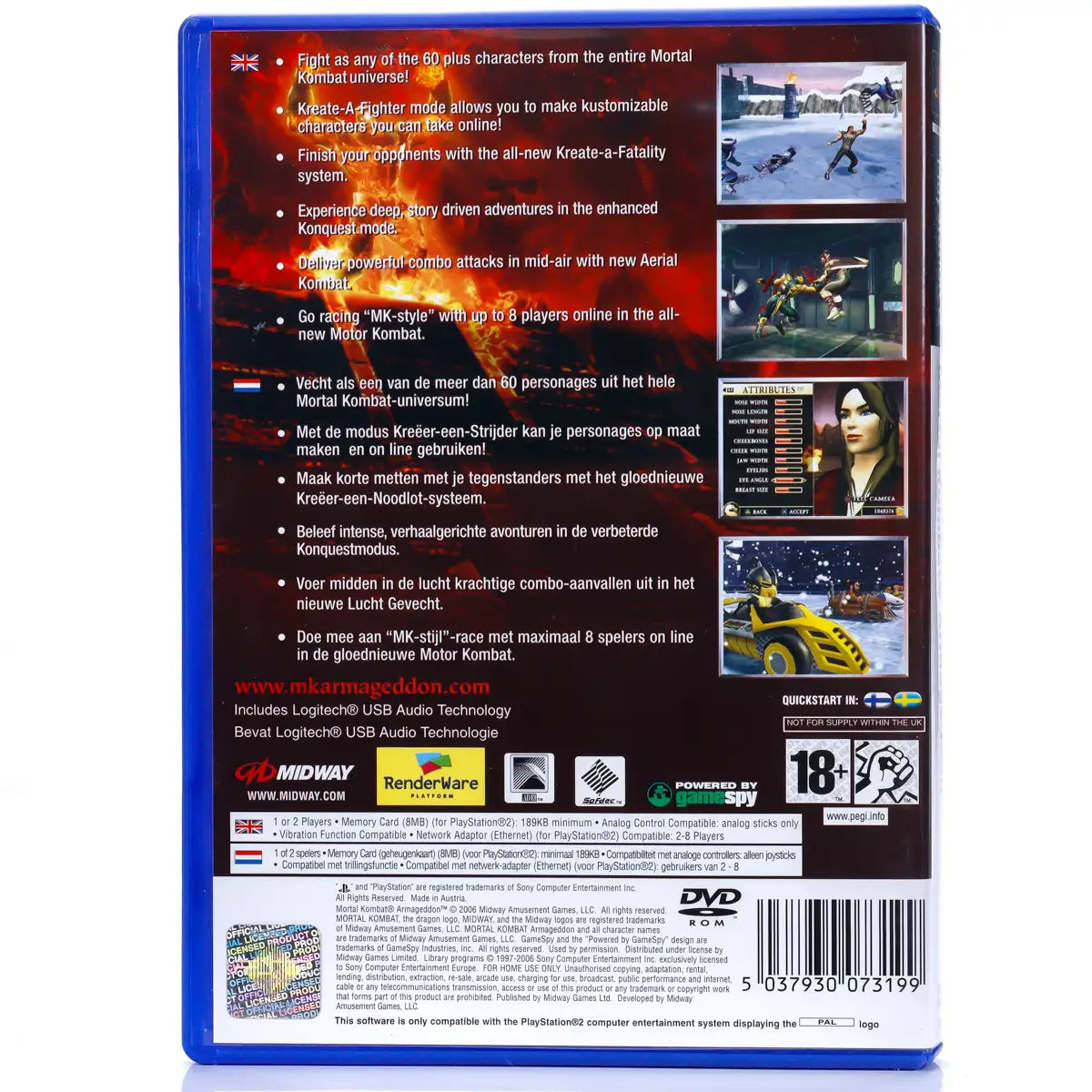 Mortal Kombat: Armageddon - PS2 Spill - Retrospillkongen
