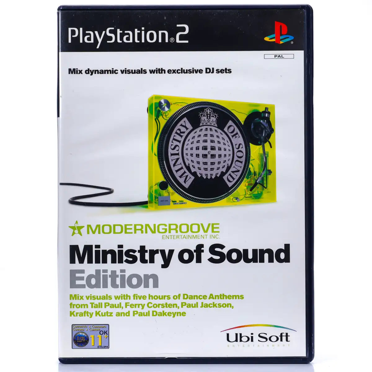 Modern Groove: Ministry of Sound - PS2 Spill - Retrospillkongen