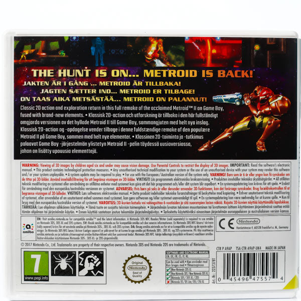 Metroid: Samus Returns - Nintendo 3DS spill - Retrospillkongen