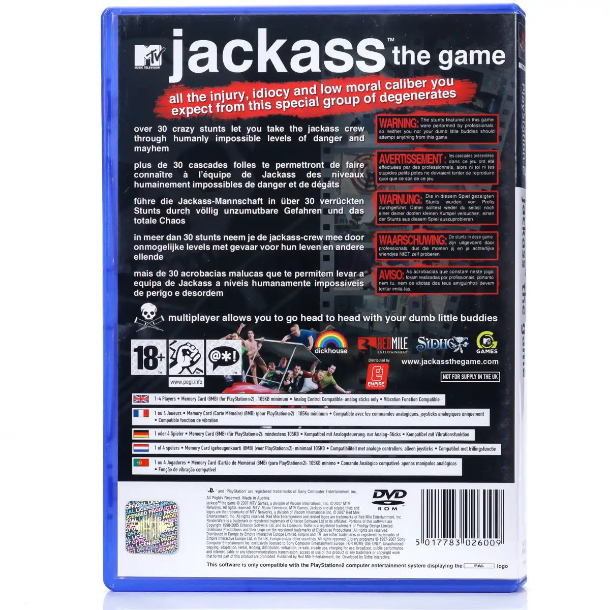 Jackass: The Game - PS2 Spill - Retrospillkongen