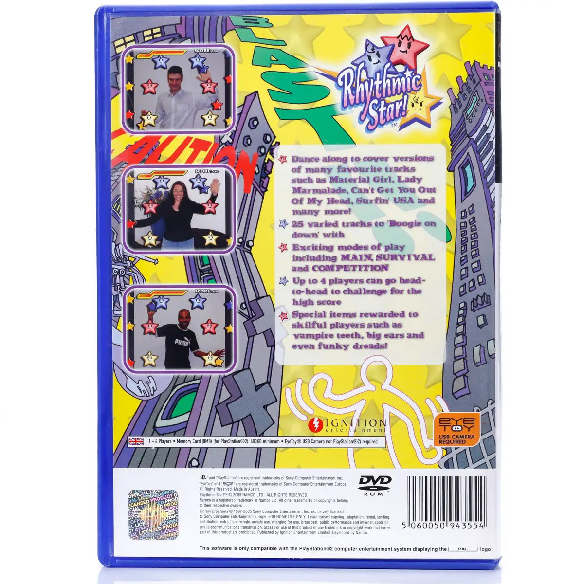 Rhythmic Star! - PS2 Spill - Retrospillkongen