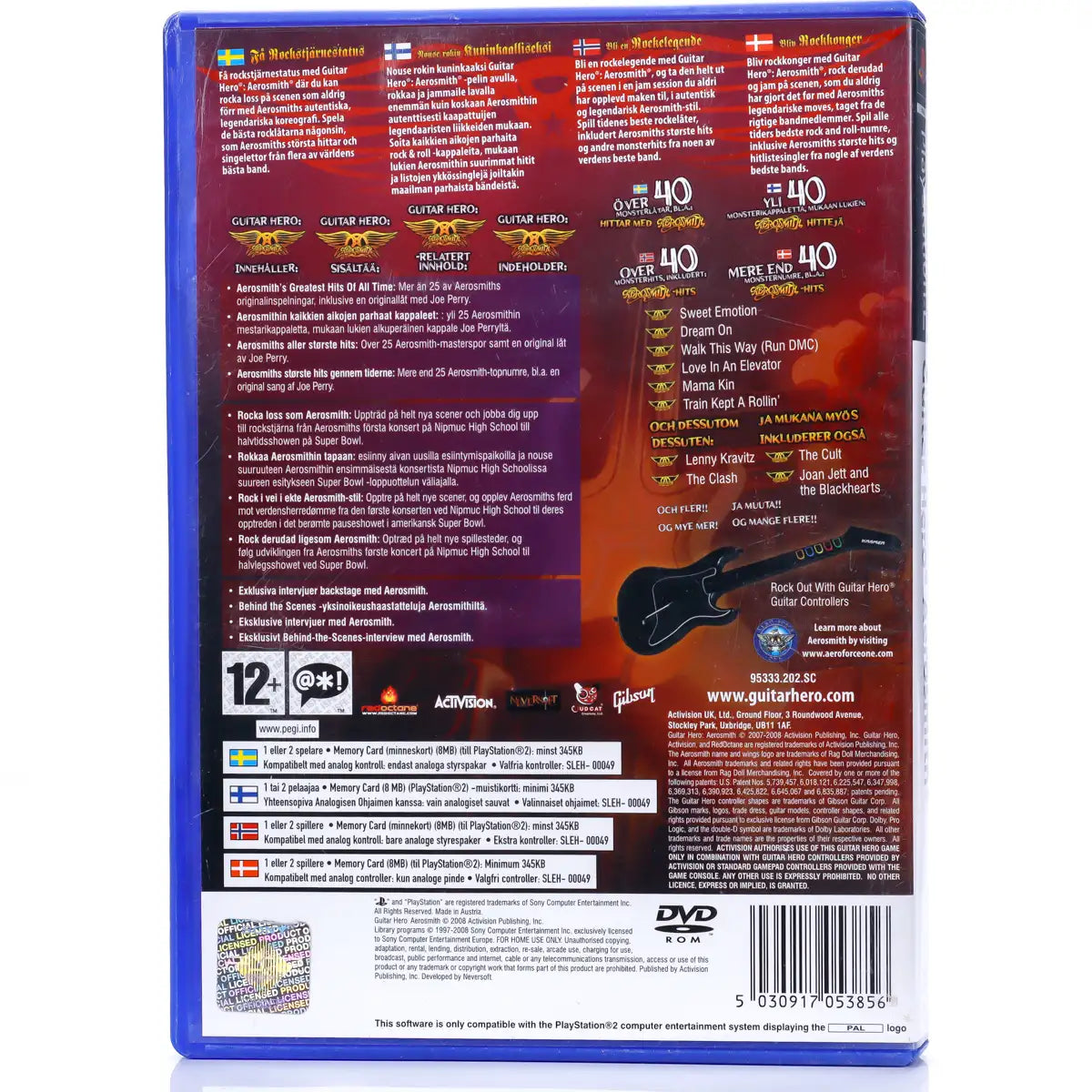 Guitar Hero: Aerosmith - PS2 Spill - Retrospillkongen