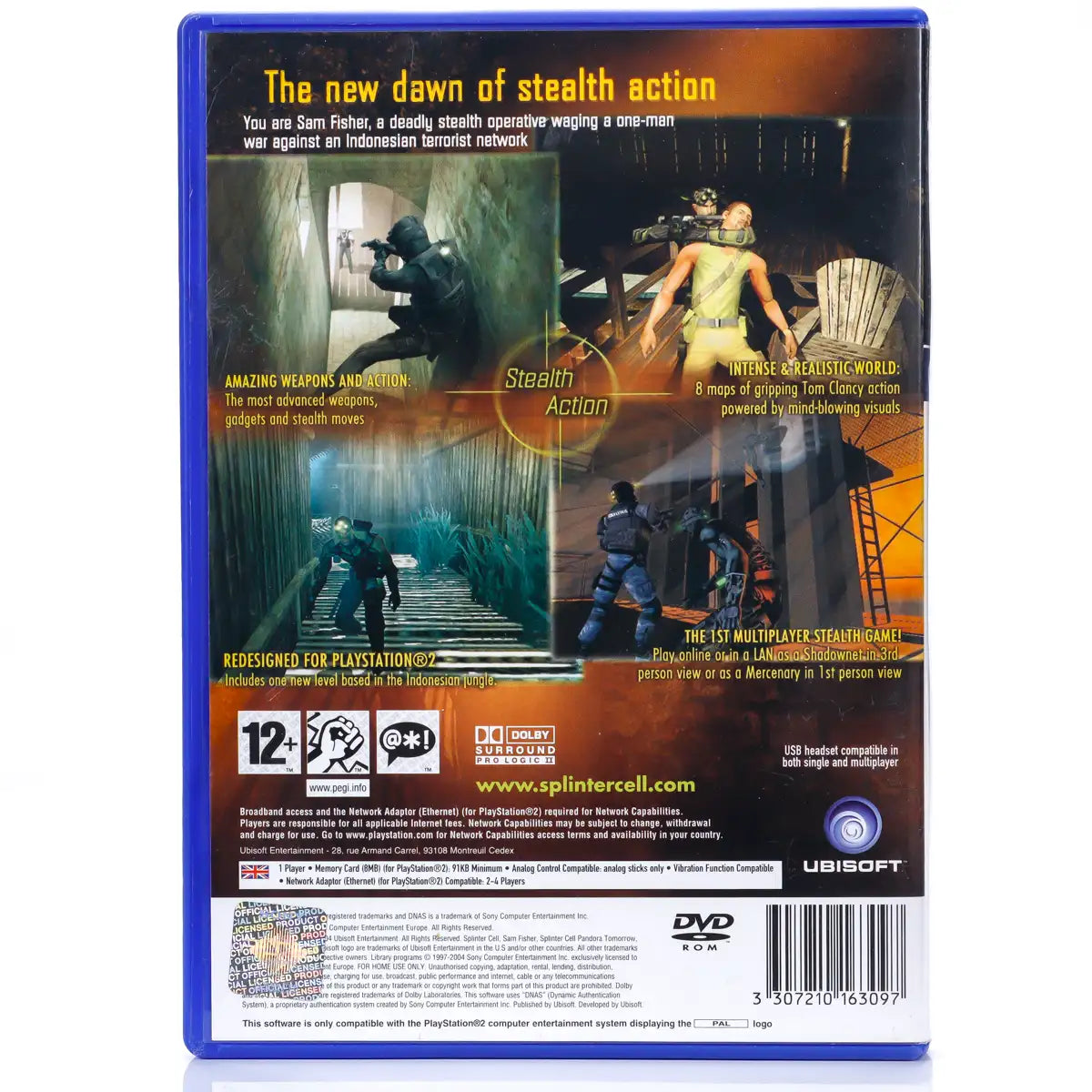 Tom Clancy's Splinter Cell: Pandora Tomorrow - PS2 spill - Retrospillkongen