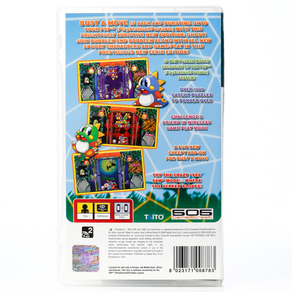 Bust-a-Move Ghost - PSP spill - Retrospillkongen