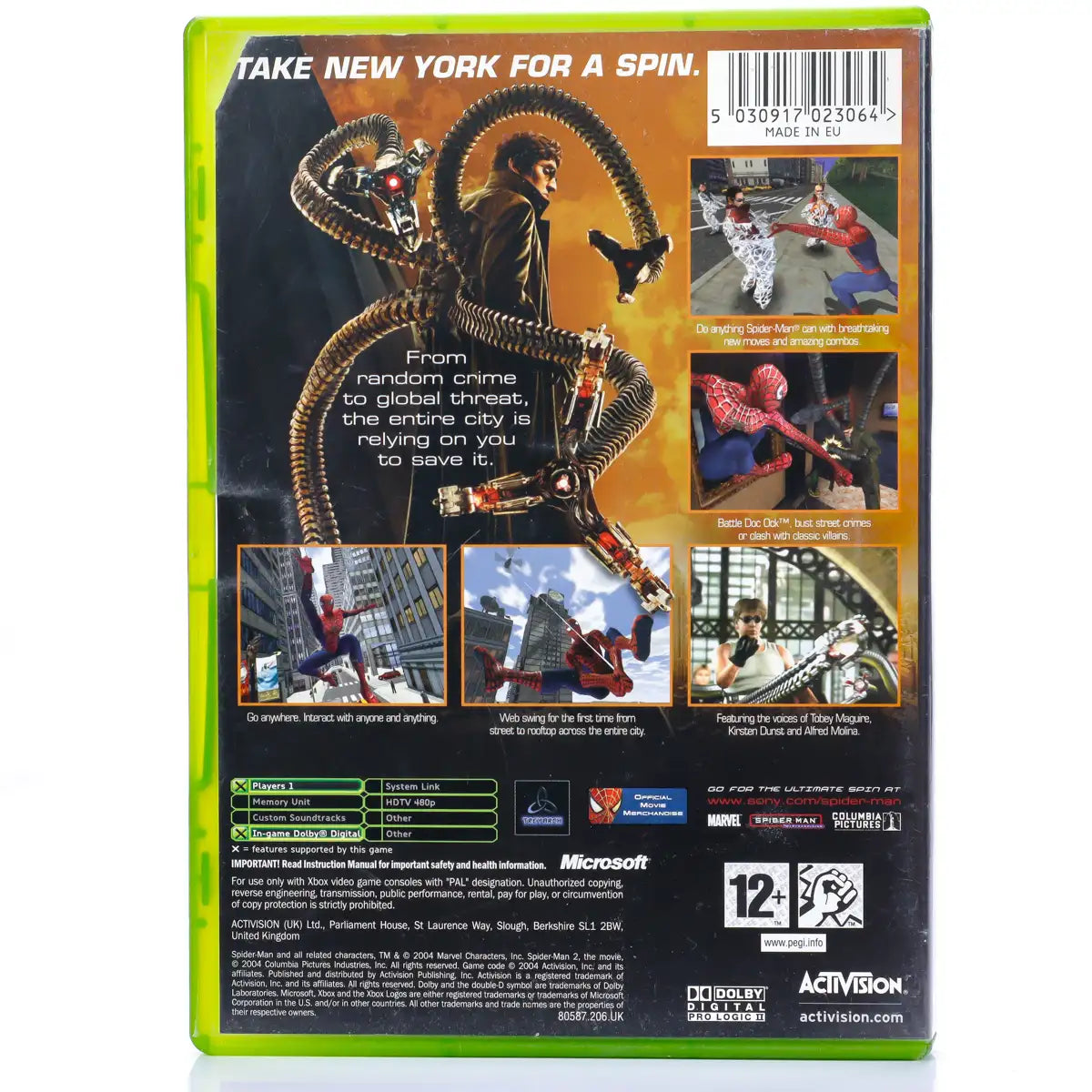 Spider-Man 2 - Xbox spill - Retrospillkongen
