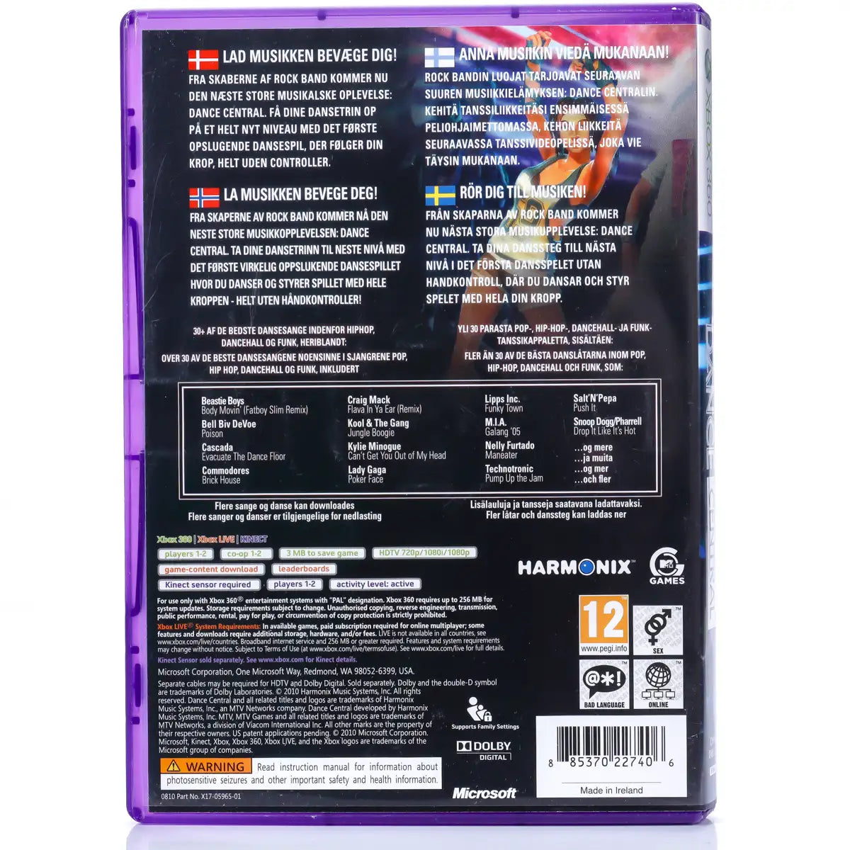 Dance Central - Xbox 360 spill - Retrospillkongen