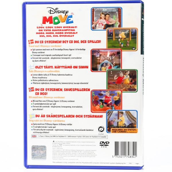 Disney Move - PS2 spill - Retrospillkongen