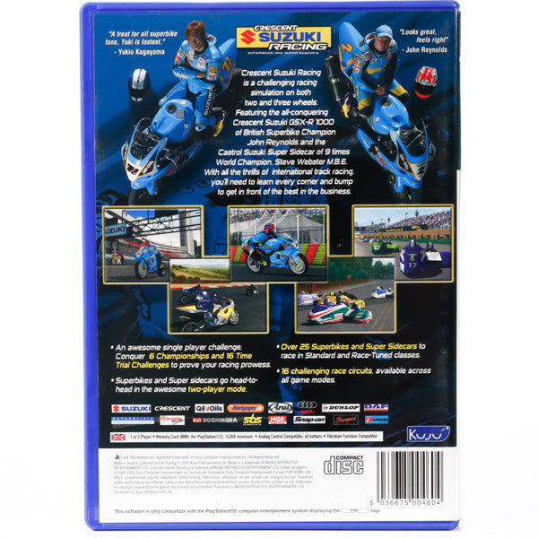 Crescent Suzuki Racing - PS2 spill - Retrospillkongen