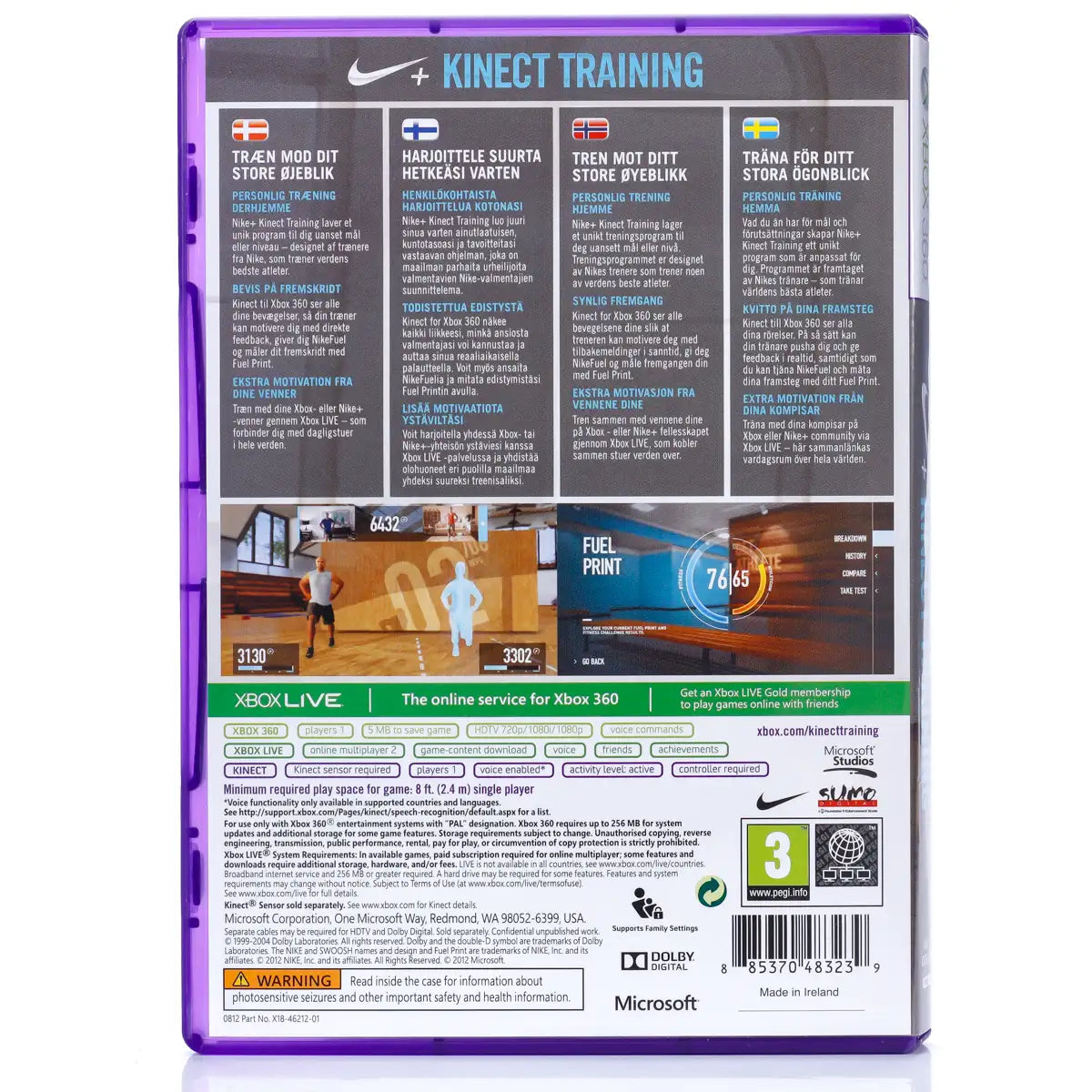 Nike+ Kinect Training - Xbox 360 spill - Retrospillkongen