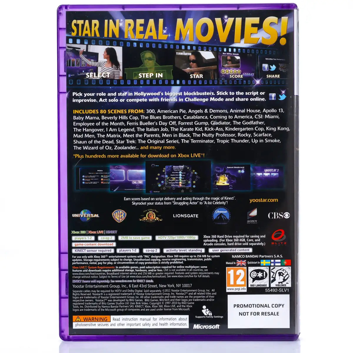 Yoostar 2: In the Movies - Xbox 360 spill - Retrospillkongen