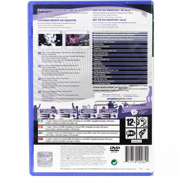 SingStar: Queen - PS2 Spill - Retrospillkongen