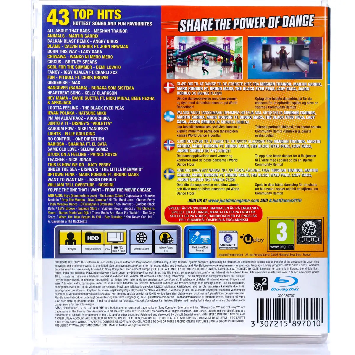 Just Dance 2016 - PS3 Spill - Retrospillkongen