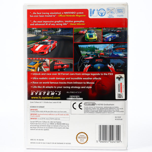 Ferrari Challenge: Trofeo Pirelli Deluxe - Wii spill - Retrospillkongen