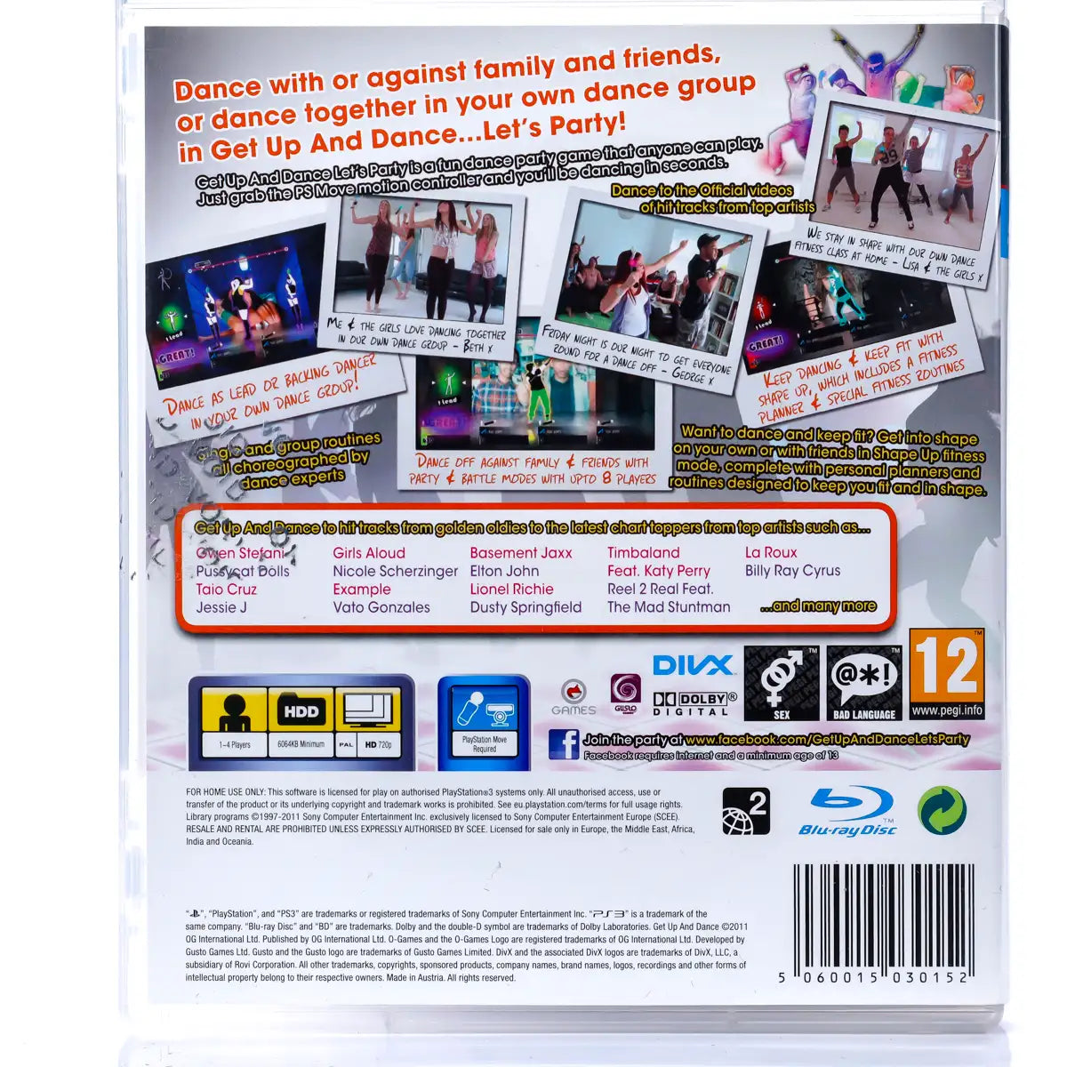 Get Up and Dance - PS3 Spill - Retrospillkongen