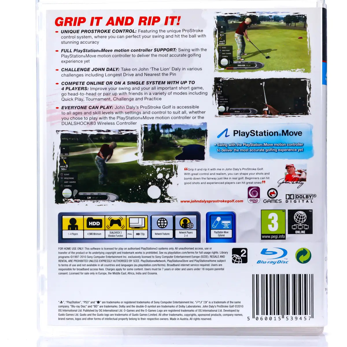 John Daly's ProStroke Golf - PS3 Spill - Retrospillkongen