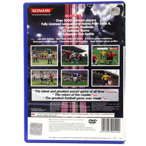 Pro Evolution Soccer 4 - PS2 spill - Retrospillkongen