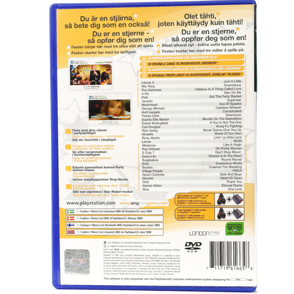 SingStar - PS2 spill - Retrospillkongen